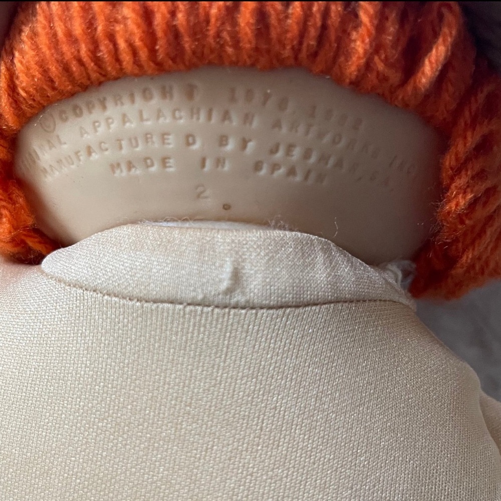 Vintage Cabbage Patch Jesmar Red Double Pony Hair  Blue Eyes & Freckles Doll - Picture 4 of 12